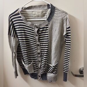 ALLSAINTS EUC Patchwork Front Pocket Cardigan